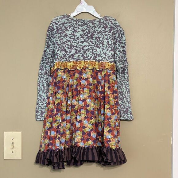 Matilda Jane Girls You & Me Bridgette Long Sleeve Dress Size 8 - Picture 9 of 9